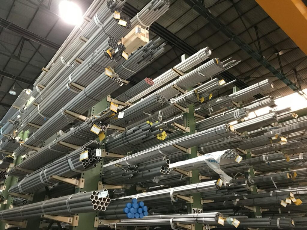 Metal Tubes on Stack